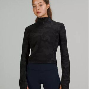 lululemon it's rulu run cropped half zip